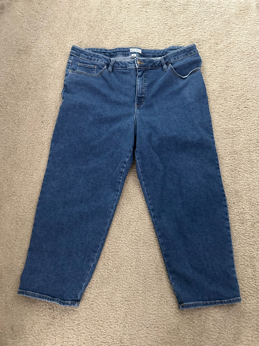 Ava & Viv Women’s Jeans Size 22W Blue Denim